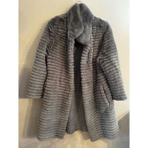Stunning Annabelle New York 3/4 length rabbit fur coat; small must see
